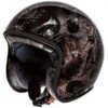 Le Petit BD Black Chromed Motorhelm