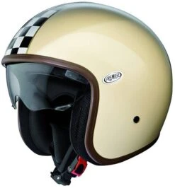 Vintage CK Beige Motorhelm