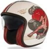 Vintage Pin Up 8 BM Motorhelm
